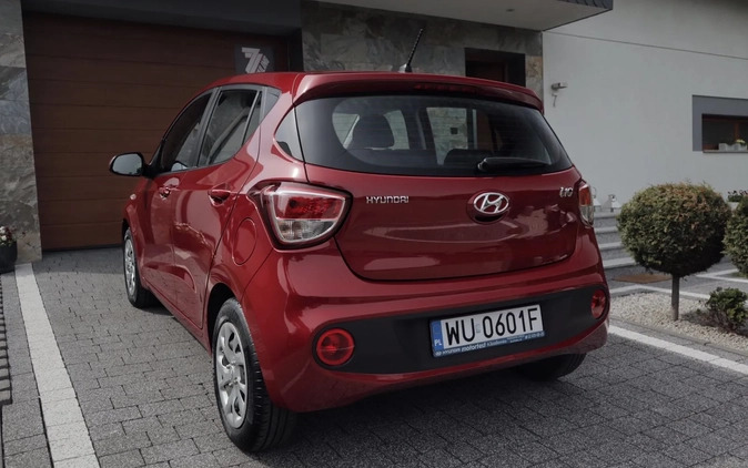 Hyundai i10 cena 35100 przebieg: 38720, rok produkcji 2017 z Polanów małe 154